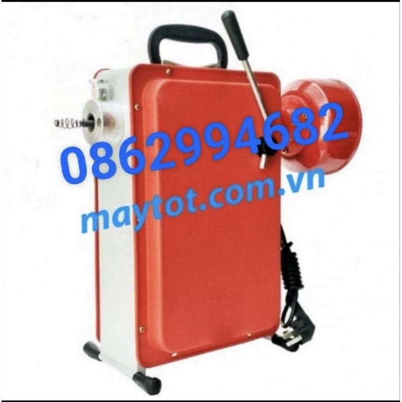 Máy Thông Tắc Cống lò xo GQ-100A công suất 900w kèm dây phi8 và phi 16 +6 đầu thông