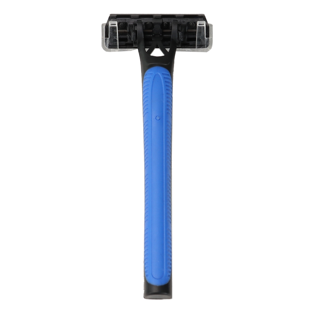 Dao cạo râu 3 lưỡi Lebenlang LBL1987, tay cầm chống trơn trượt, lưỡi dao chứa Gel lô hội và vitamin E, 5 cái - hàng chính hãng