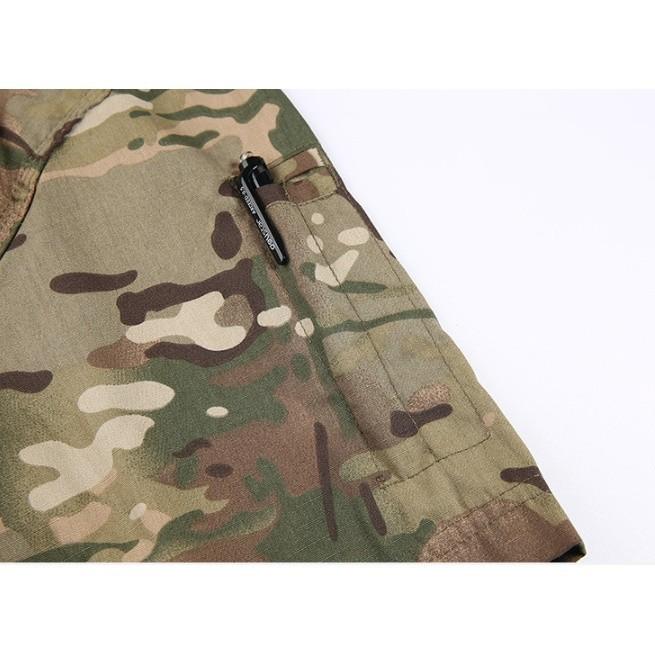 Áo sơ mi chiến thuật IX7 - camo đen
