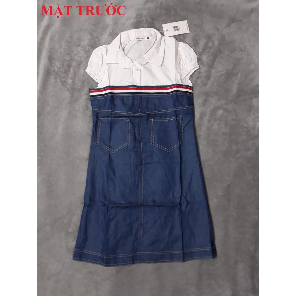 ĐẦM DENIM PHỐI ÁO SƠ MI SIÊU XINH