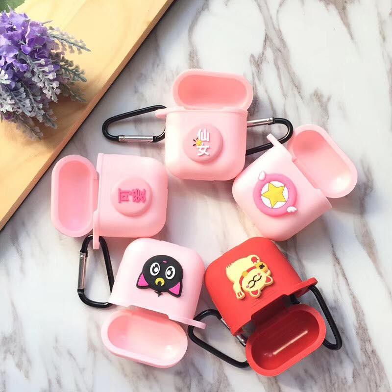 Bao Đựng Kute Tai Nghe Cho Airpods Nhiều Màu