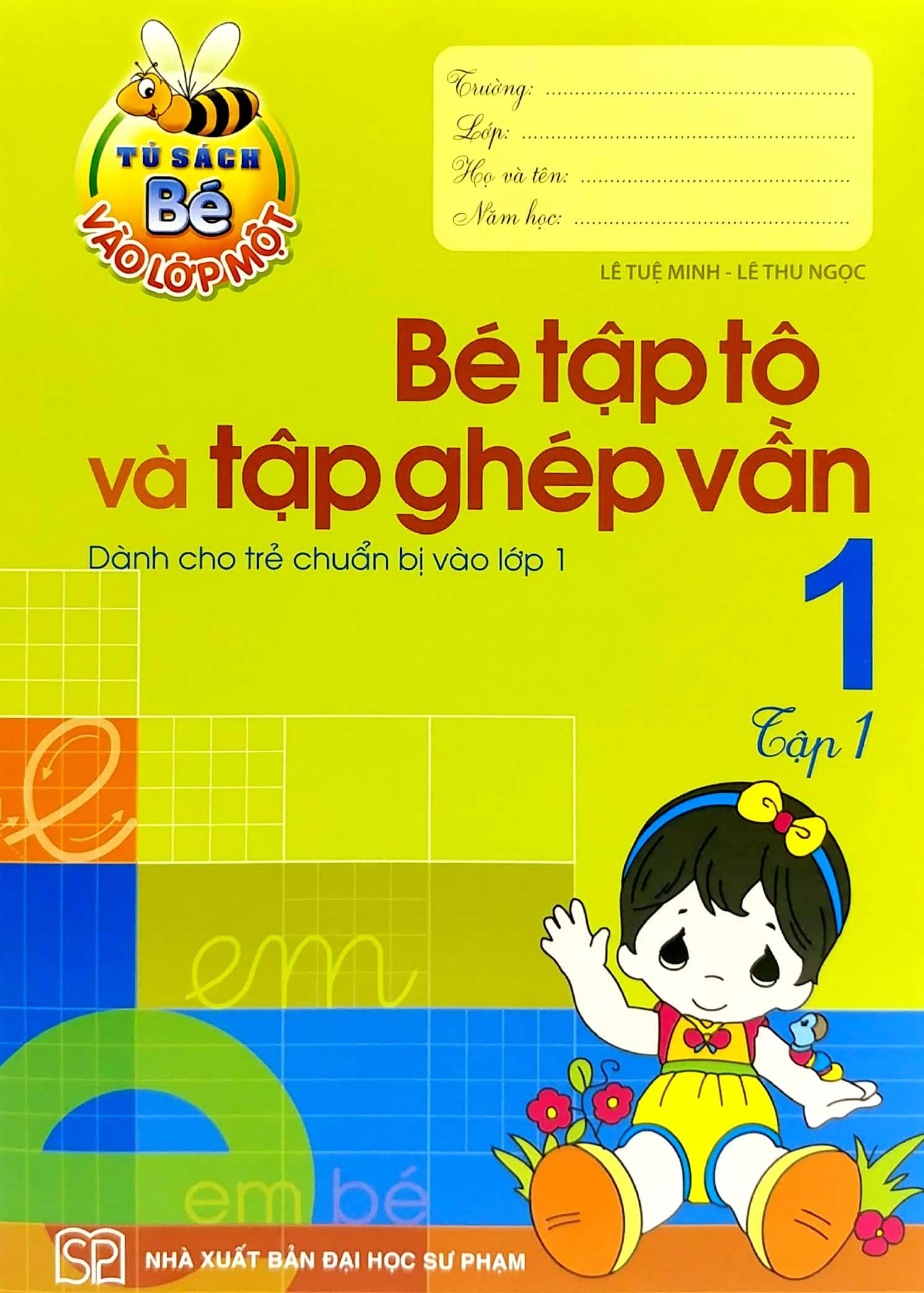 Bé vào lớp một ( Bộ túi 8 cuốn) - Tái Bản
