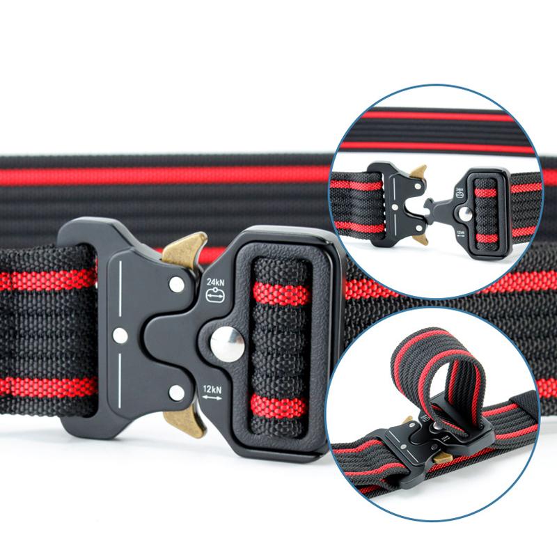 Nhiều Màu Đai Nylon Nam Chiến Thuật Quân Đội Dây Molle Quân Đội SWAT Chiến Đấu Thắt Lưng Gõ Tắt Sống Còn Eo Chiến Thuật Gear Trang Sức Giọt