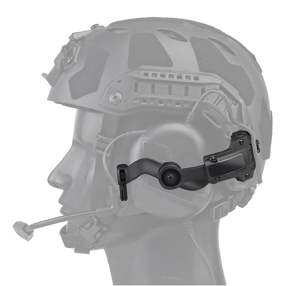 Professional Helmets Headset Installation Bracket Kit Multi-angle Rotation Helmets Headphone Rail Adapter Set