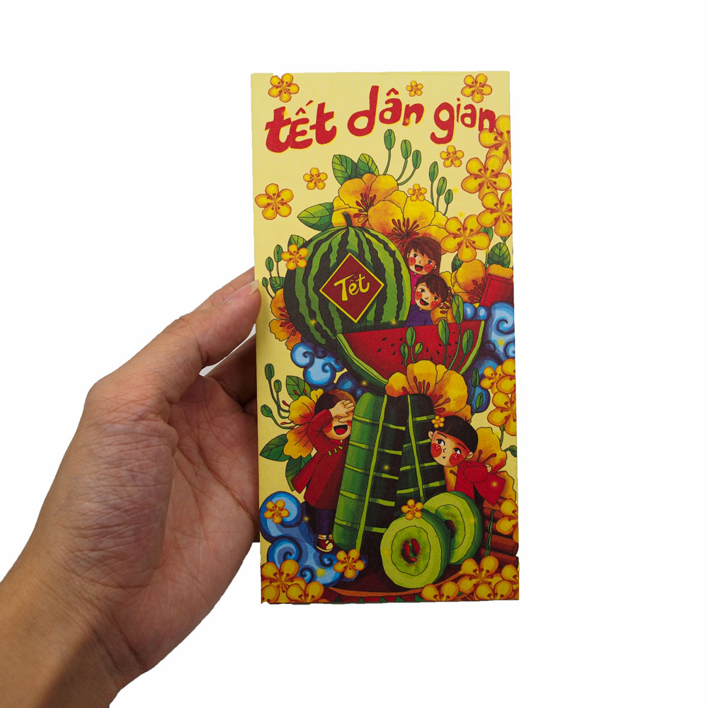 Tết dân gian - Set 6 bao lì xì