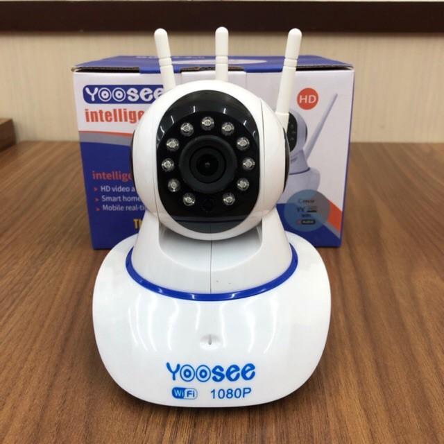 Camera IP Wifi Yoosee 3 Râu 2.0 FULL HD 1080px1920 - Xoay 360 Độ - Đàm Thoại 2 Chiều – Hồng Ngoại Hỗ Trợ Xem Ban Đêm