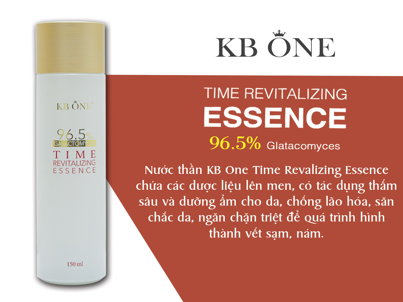 KB One Time Revitalizing Essence - Nước Dưỡng Ẩm Chăm Sóc Da Mặt