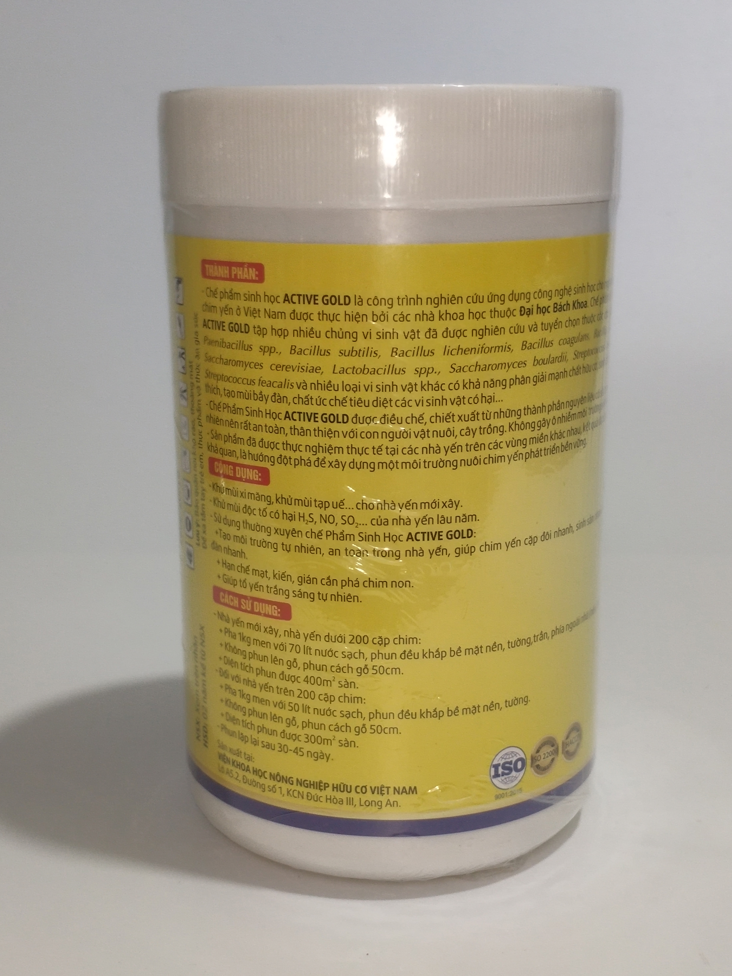 Men Vi Sinh Nhà Yến ACTIVE GOLD