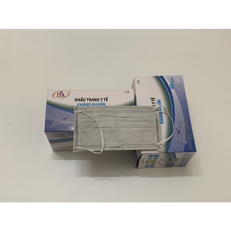 Khẩu trang y tế 4 lớp 50cái/1 hộp
