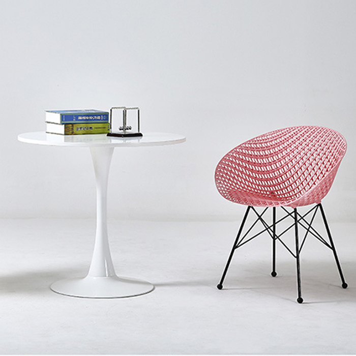 Ghế thư giãn bằng nhựa đan hình lưới, ghế đọc sách, ghế cafe, ghế ngoài trời BGN042