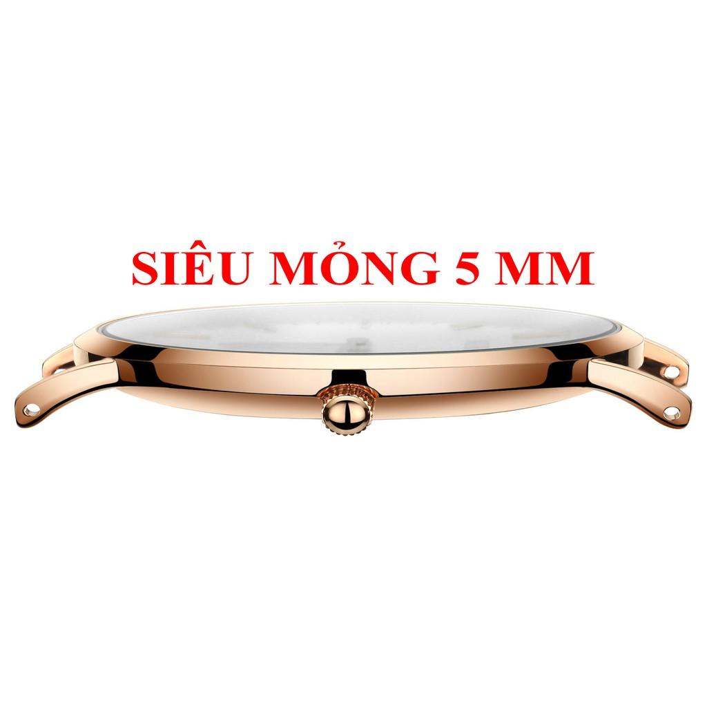 Đồng Hồ Nam CRNAIRA JAPAN CR30788 Máy Siêu Mỏng thiết kế sang trọng đẳng cấp Dây Thép Mành Cao Cấp