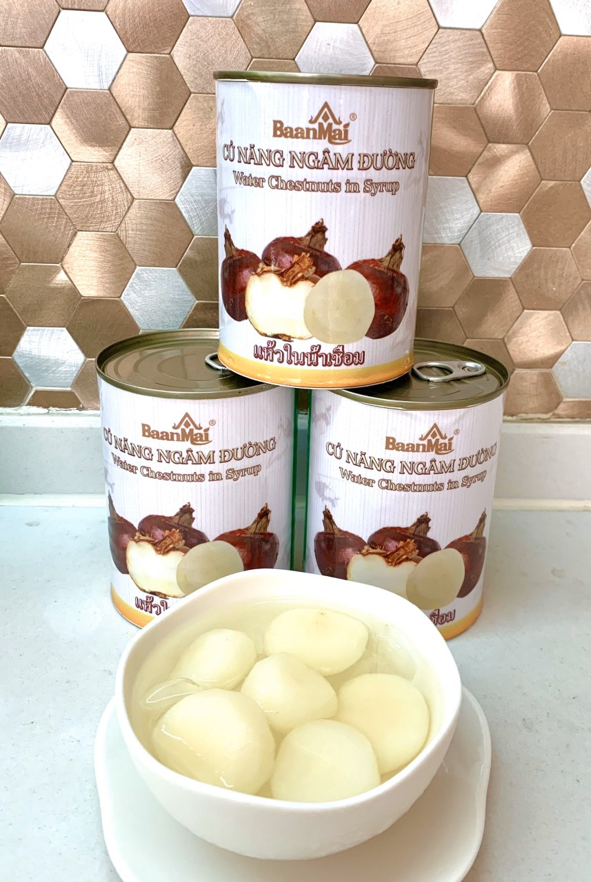 Củ Năng Ngâm Nước Đường BaanMai (560gr)