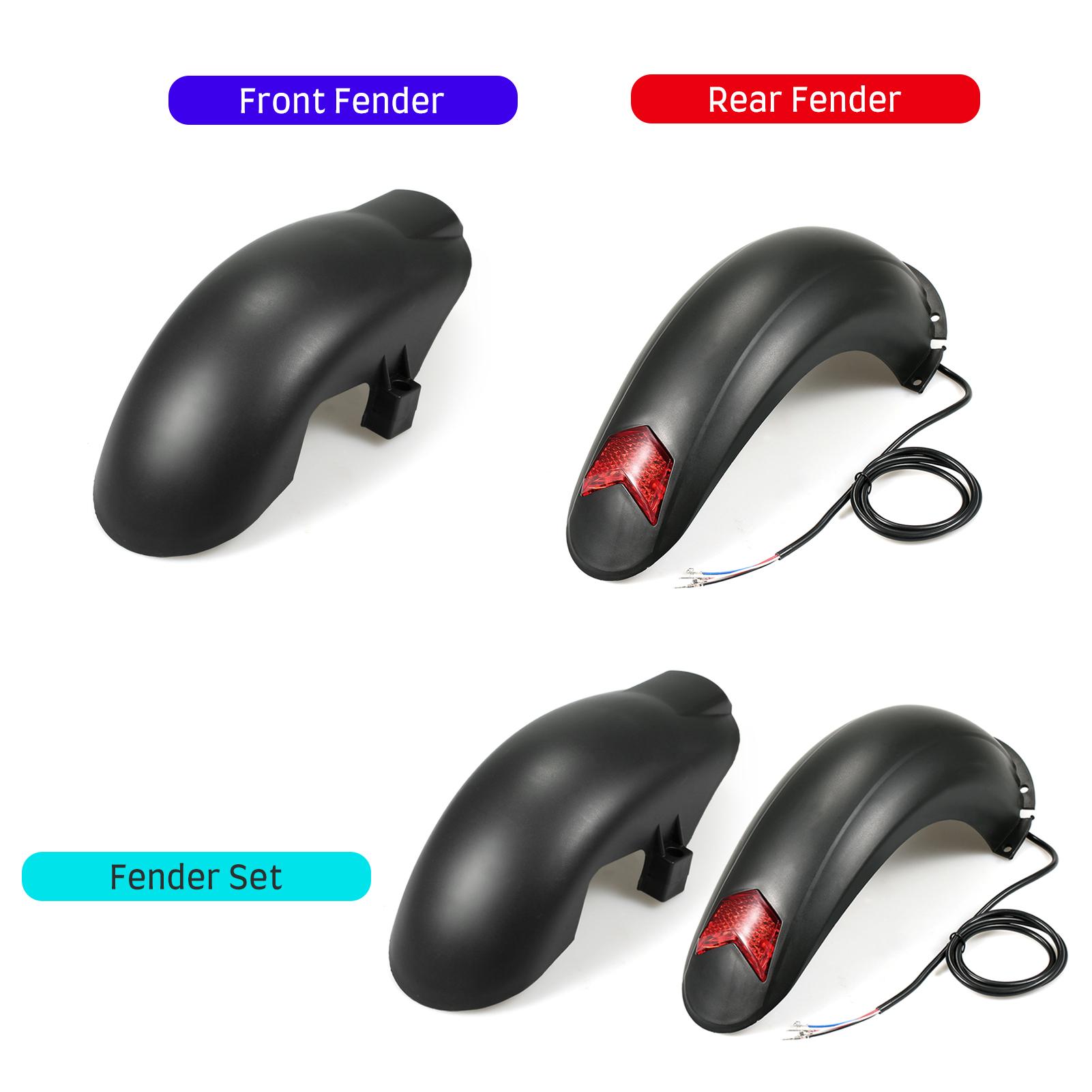 Electric Scooter Front Tire Guard Rear Tire Guard Front Rear Mud Guard Set Mudguard Fender for Kugoo M4 Kick Scooter
