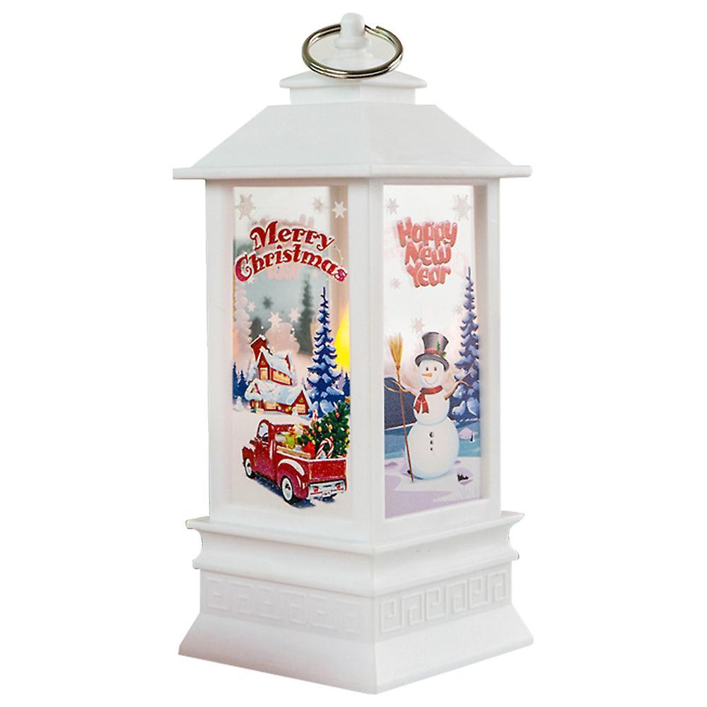 Đèn g Giáng Sinh Chân Nến Đèn Ngủ Ông Già Người Tuyết Trang Trí Đèn Ngủ Để Bàn Đồ Trang Trí