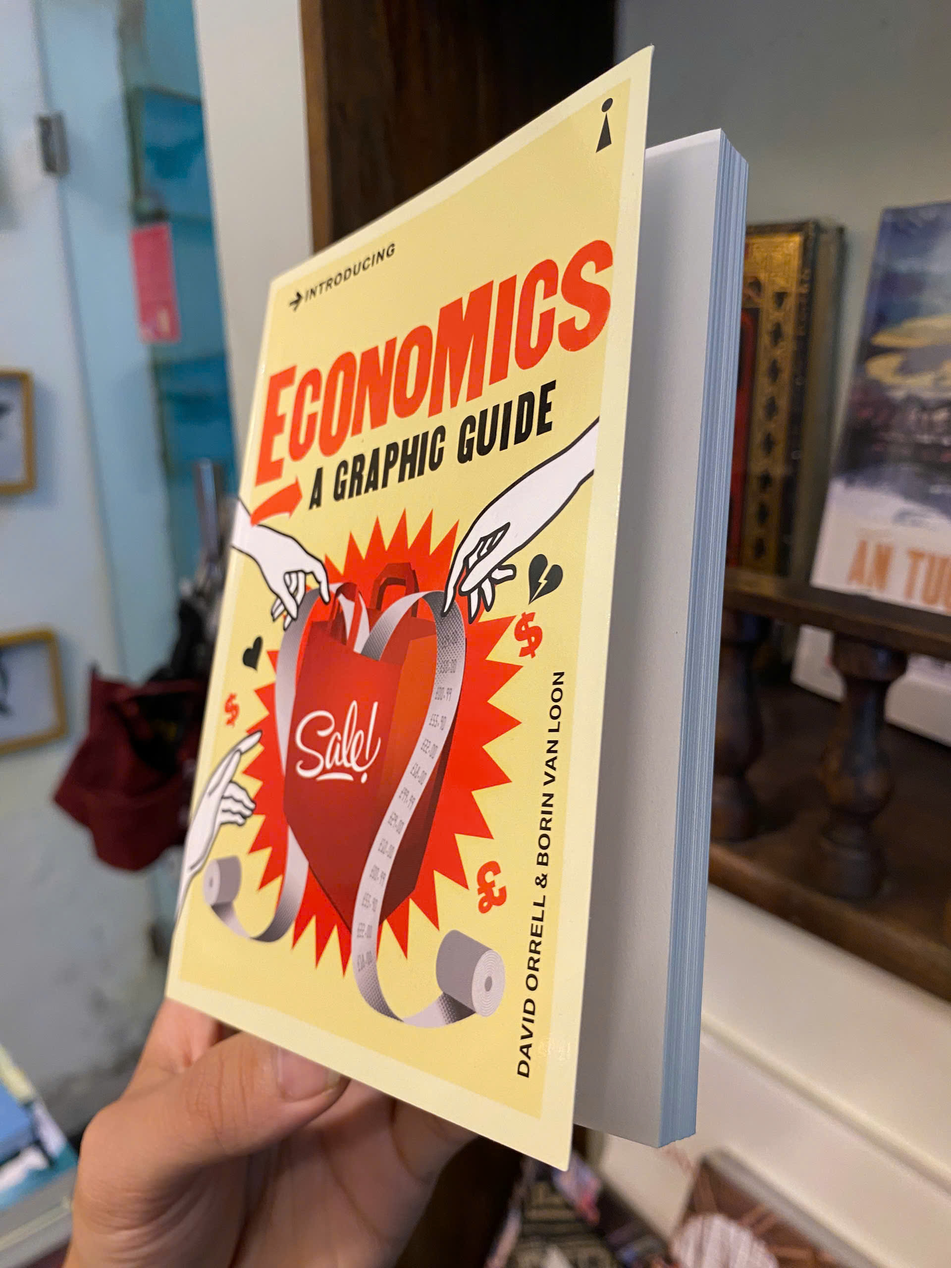 Sách - Introducing Economics: A Graphic Guide by David Orrell | Economics Nonfiction in English