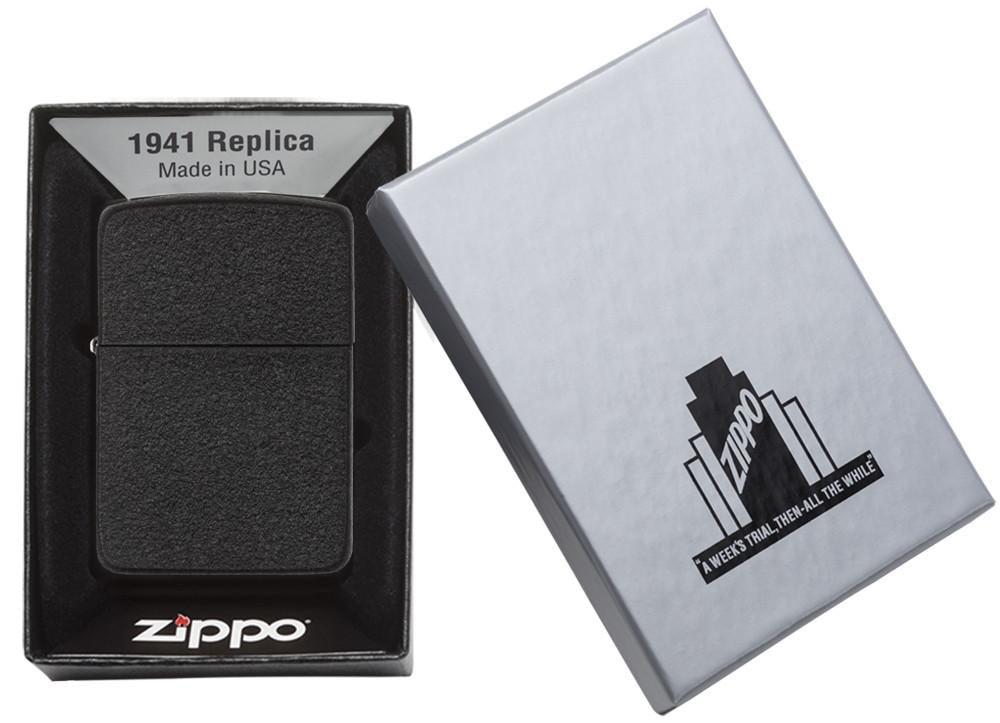 Bật Lửa Zippo Replica 1941 Black Crackle 28582
