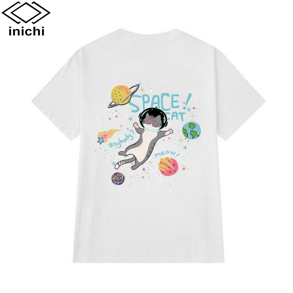 Áo thun unisex INICHI SPACE WHITE 4 màu I32
