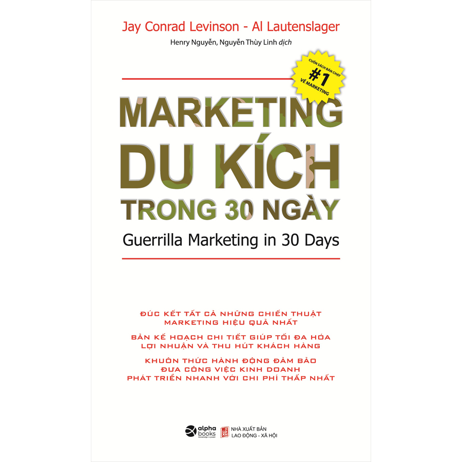 Marketing Du Kích Trong 30 Ngày (Tái Bản 2020)