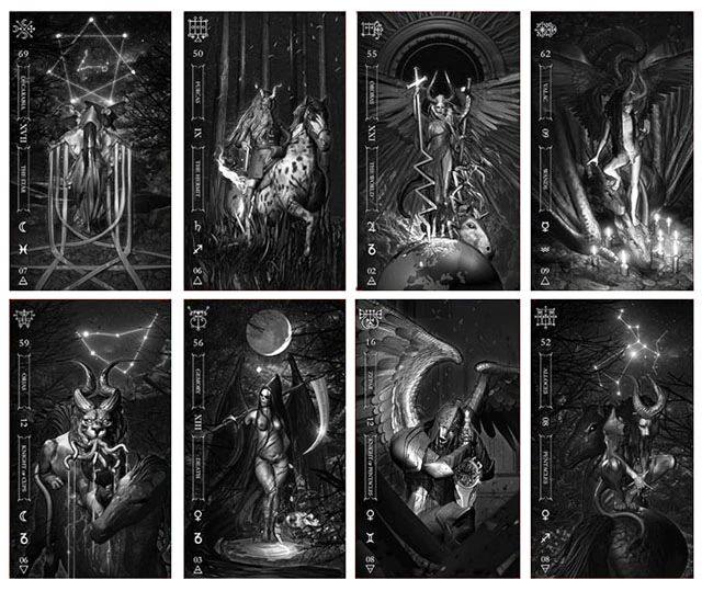 Bộ bài Goetia - Tarot in Darkness