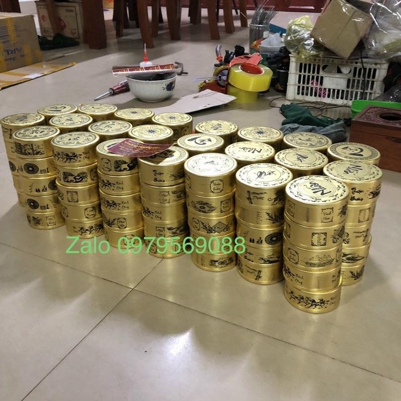 Hộp đựng thuốc đựng trà bằng đồng nhiều kích thước tặng kèm 2 nhấc tàn hàng hột thị trường hiện nay