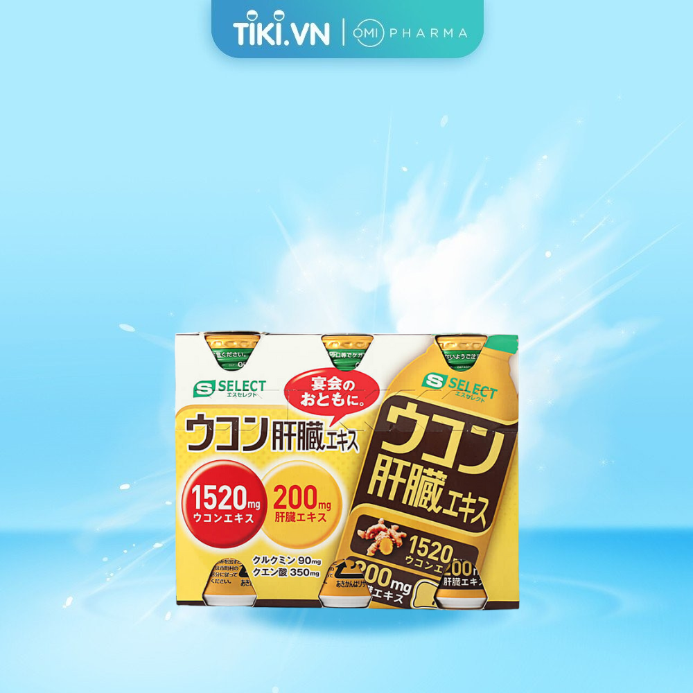 NƯỚC UỐNG HỖ TRỢ BẢO VỆ GAN VÀ TĂNG CƯỜNG CHỨC NĂNG GAN S SELECT TURMERIC LIVER EXTRACT DRINK