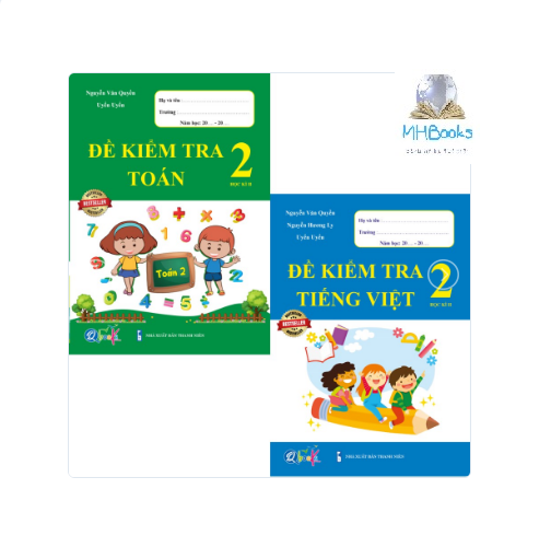 Sách - Combo Đề Kiểm Tra Toán và Tiếng Việt 2 - Học Kì 2