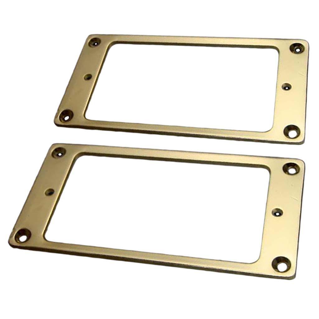 Metal Flat Humbucker Guitar Pickup Mounting Rings for Electric Guitar