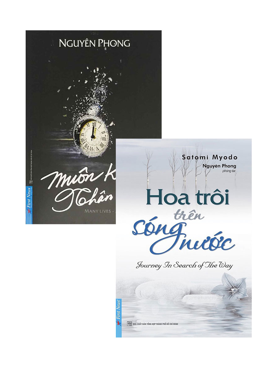 Combo 2 Cuốn Sách Tâm Linh Huyền Bí: Muôn Kiếp Nhân Sinh + Hoa Trôi Trên Sóng Nước
