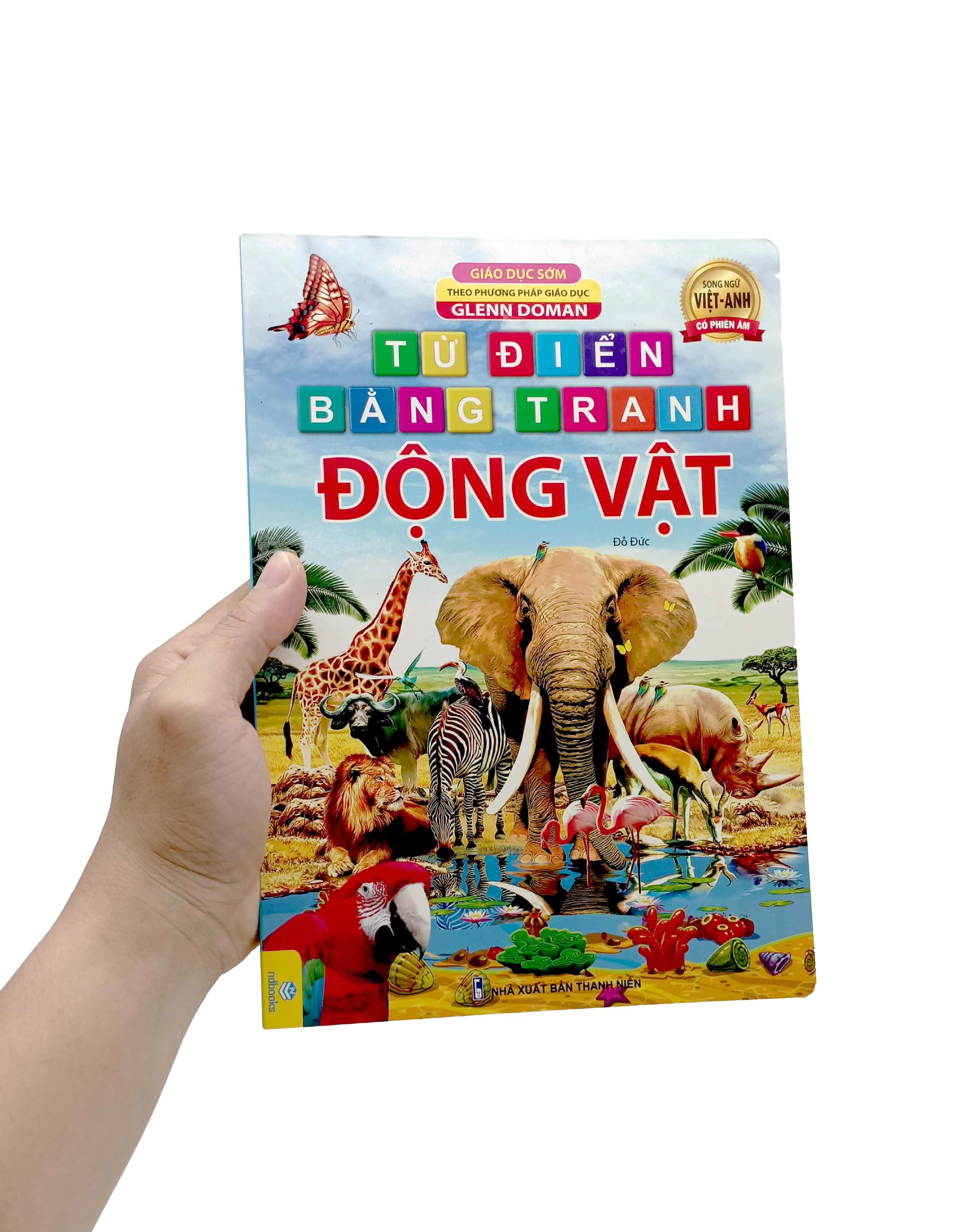 Từ Điển Bằng Tranh Động Vật - Song Ngữ Việt - Anh - Bìa Cứng