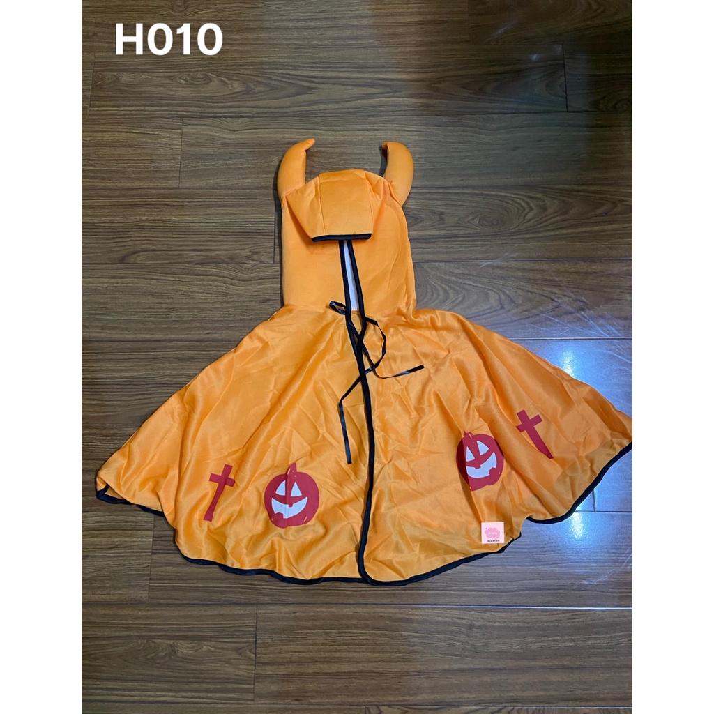 Áo choàng mũ sừng ác quỷ Halloween