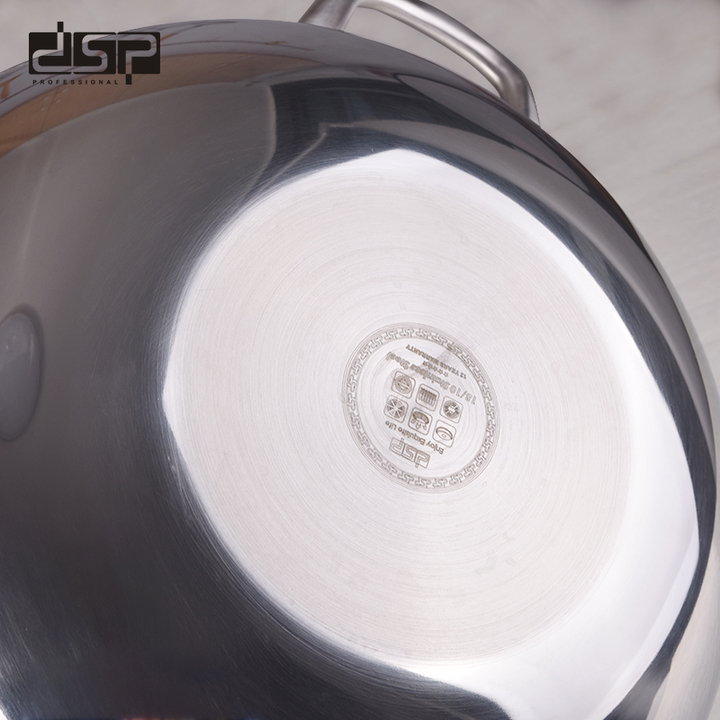 Chảo chống dính lòng sâu inox 304 cao cấp DSP CS004 bằng thép không gỉ, độ cứng cao - HÀNG CHÍNH HÃNG