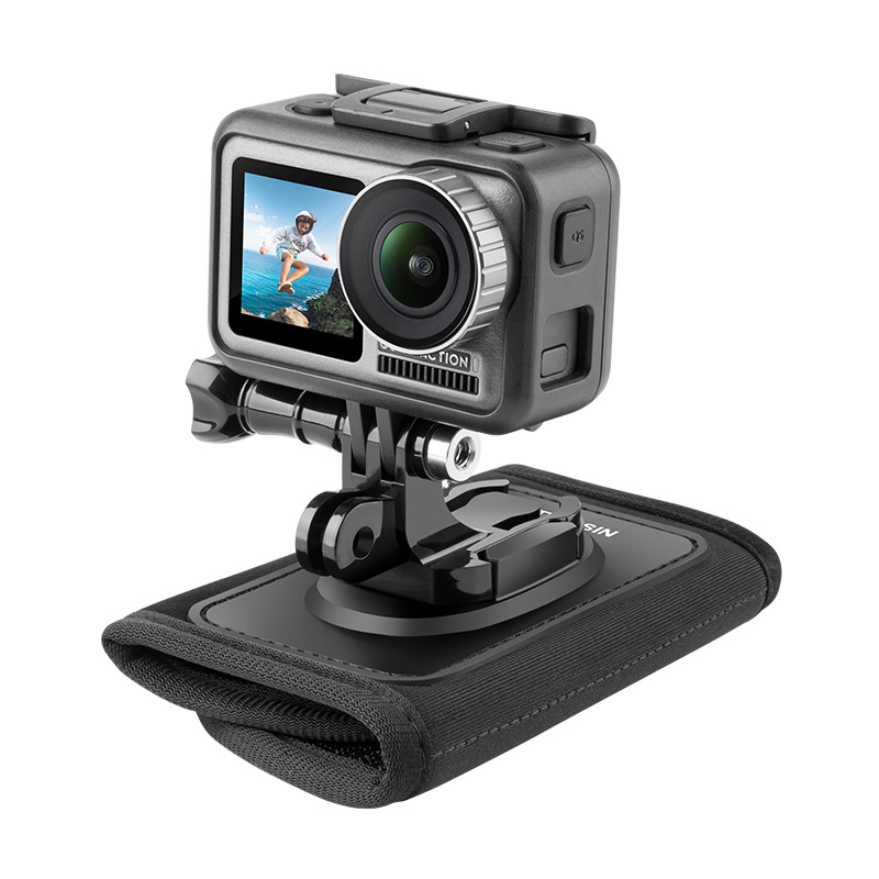 Mount gắn GoPro và Action cam lên Balo hoặc đeo vai Balo Telesin - Phụ Kiện Máy Quay GoPro 9/8/7 (hàng chính hãng) Phụ kiện không bao gồm máy quay phim