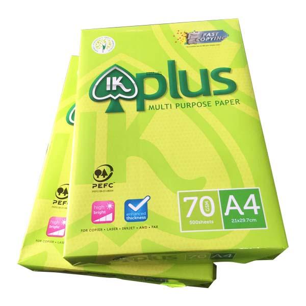 Thùng 5 Ram giấy A4 IK Plus 70gsm - 500 tờ