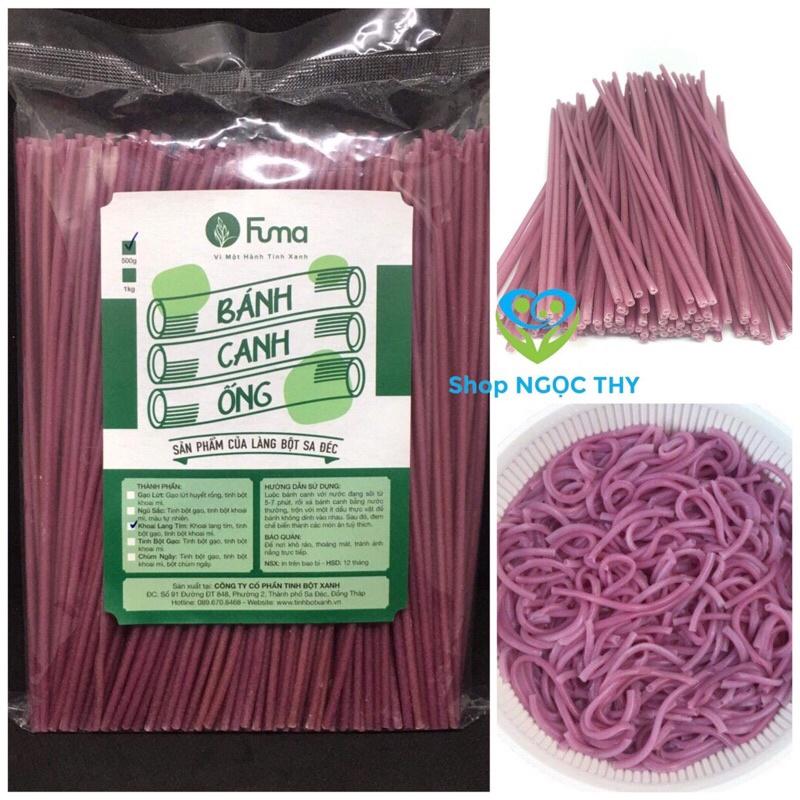 Bánh canh ống khoai lang tím FUMA 500gr/gói, bánh canh ăn kiêng giảm cân