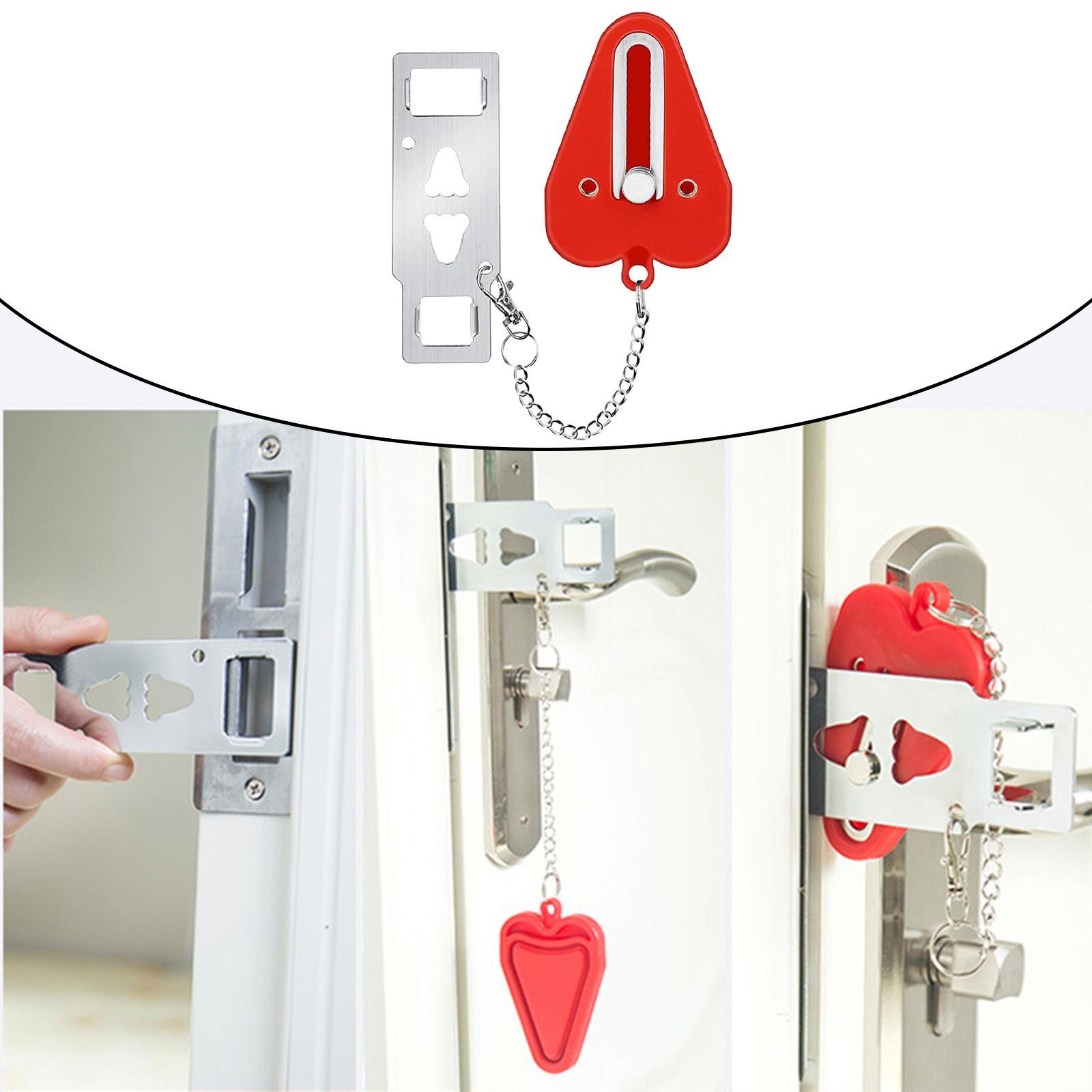 Anti- Security Portable Door Lock for Safety Personal No Drill Room