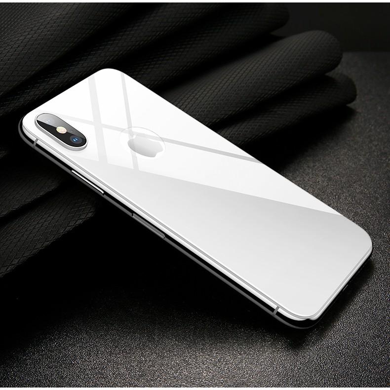 Kính cường lực 2 mặt trong suốt 0.3mm dành cho iPhone Xs Max 6.5 hàng chính hãng Baseus