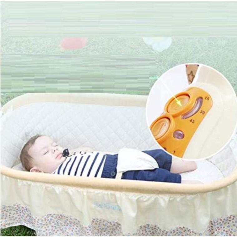 Nôi ru ngủ tự động có chức năng phát nhạc - ShopToro - AsiaMart