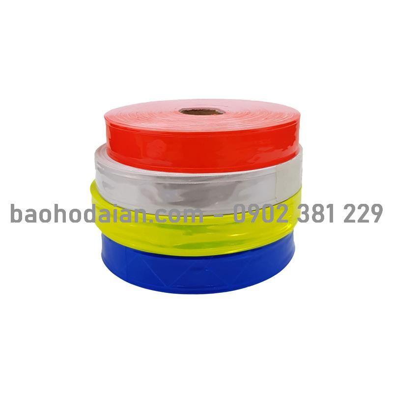 Dây phản quang nhựa trơn bản 2,5cm*50m