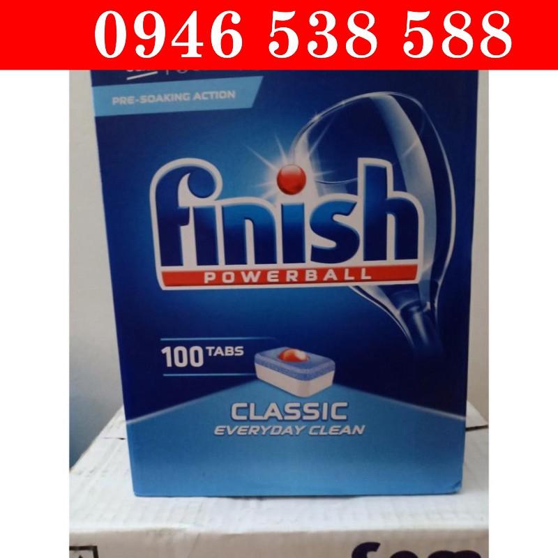 Combo 2 hộp Viên rửa bát Finish Classic 100 viên ( 200 viên )