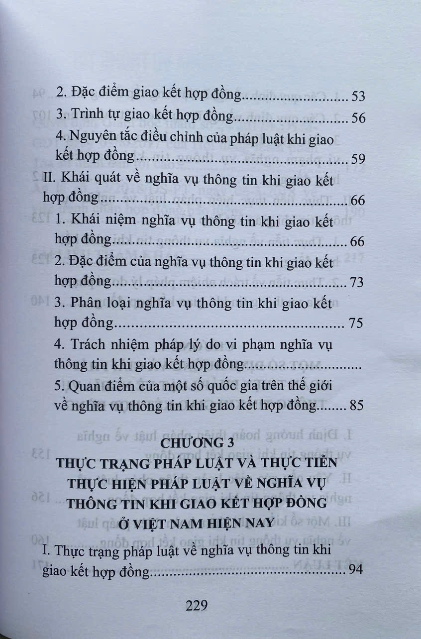 Pháp Luật Về Nghĩa Vụ Thông Tin Khi Giao Kết Hợp Đồng Ở Việt Nam Hiện Nay