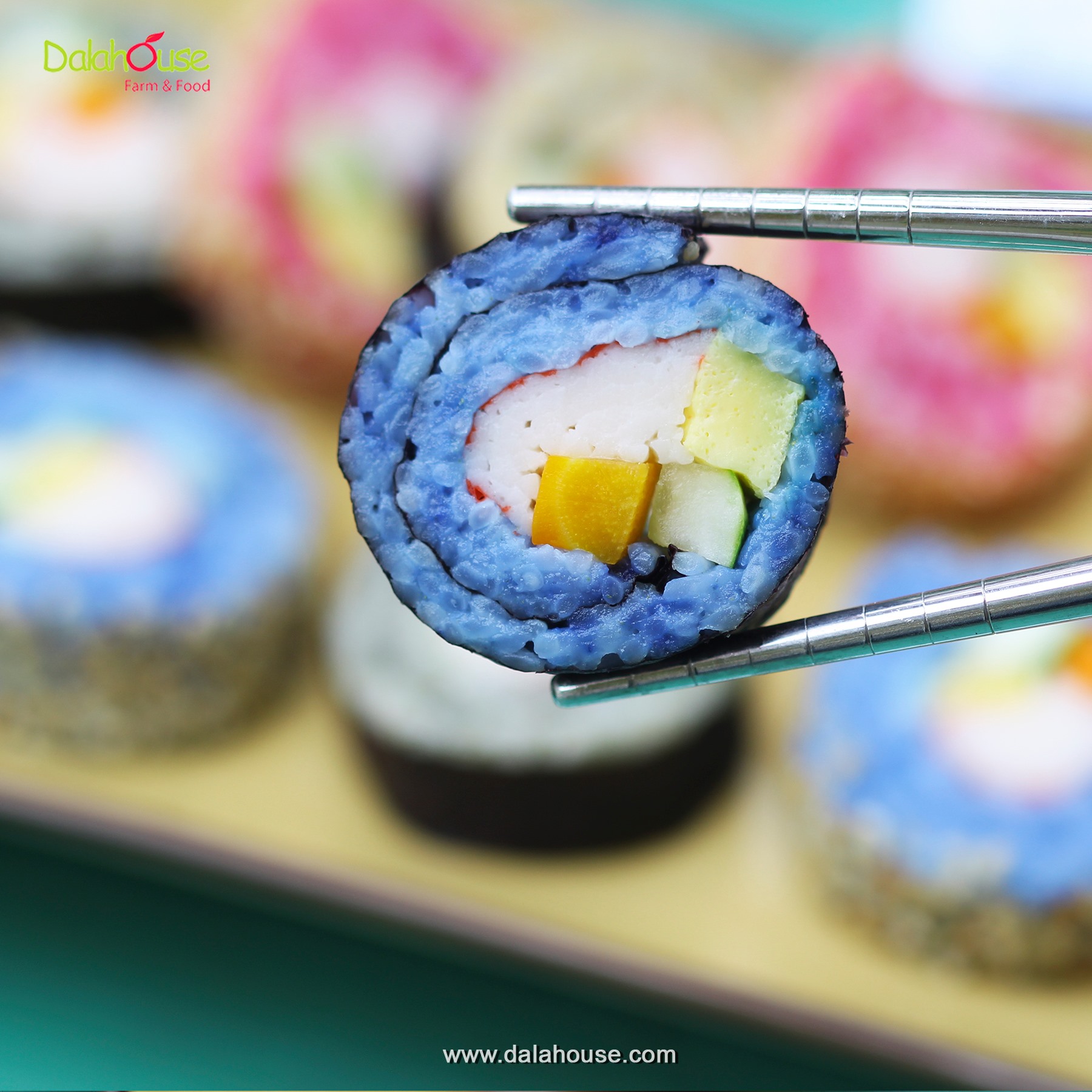 Bột Hoa Đậu Biếc hữu cơ sấy lạnh Dalahouse - 60g - Giảm căng thẳng mệt mỏi - Hỗ trợ chống ô xy hóa - Tốt cho mắt và giúp cho giấc ngủ sâu - Tạo màu sắc cho thực phẩm