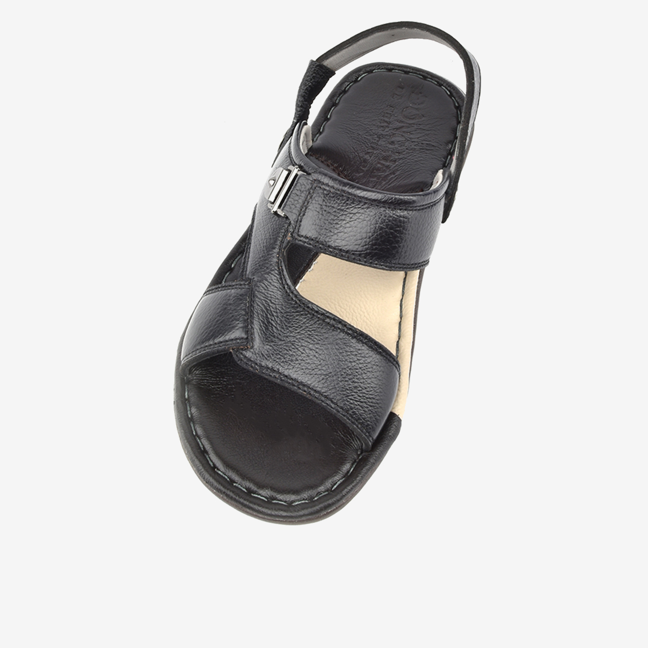 Giày Sandal nam Đông Hải quai ngang chất liệu da bò cao cấp đế cao su chắc chắn - S1110