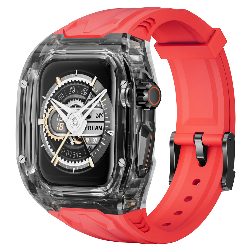 Ốp bảo vệ kiêm dây đeo Rugged Design cho Apple Watch Series 4,5,6,7,8,9,10,11 & Apple Watch Ultra 1,2,3 - Hàng Chính Hãng