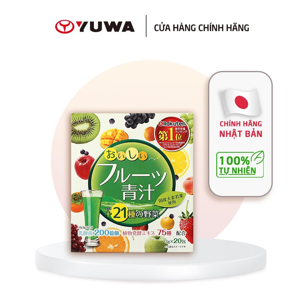 Bột lá đại mạch non Yuwa Nhật Bản