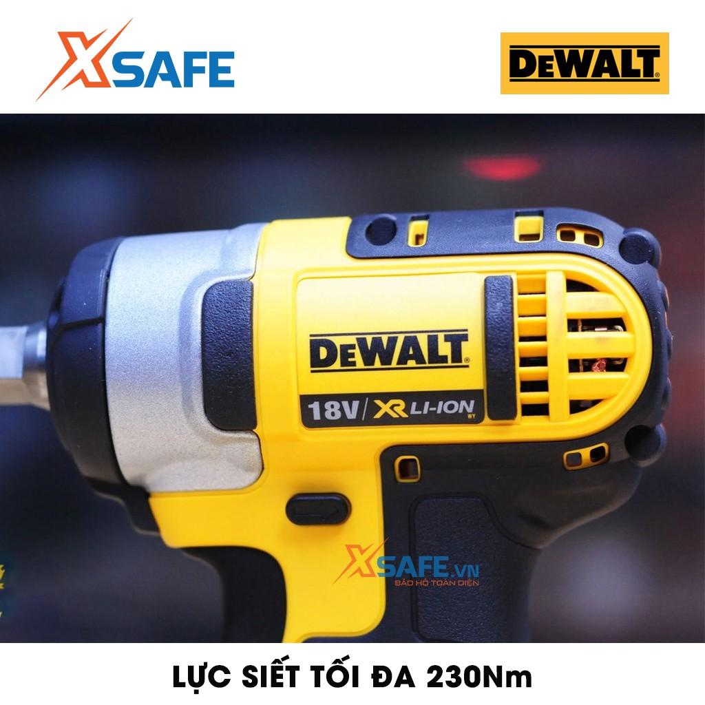 Máy siết bulong cầm tay DEWALT DCF880D2-B1 dùng pin 18V Tặng kèm 2 pin, 1 sạc - Chính hãng