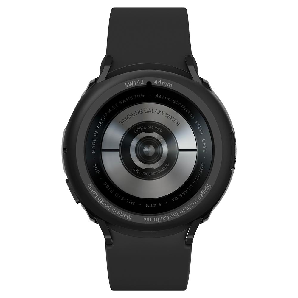 Ốp bảo vệ Spigen Liquid Air màu đen cho Galaxy Watch 4 | Watch 4 Classic - Hàng nhập khẩu