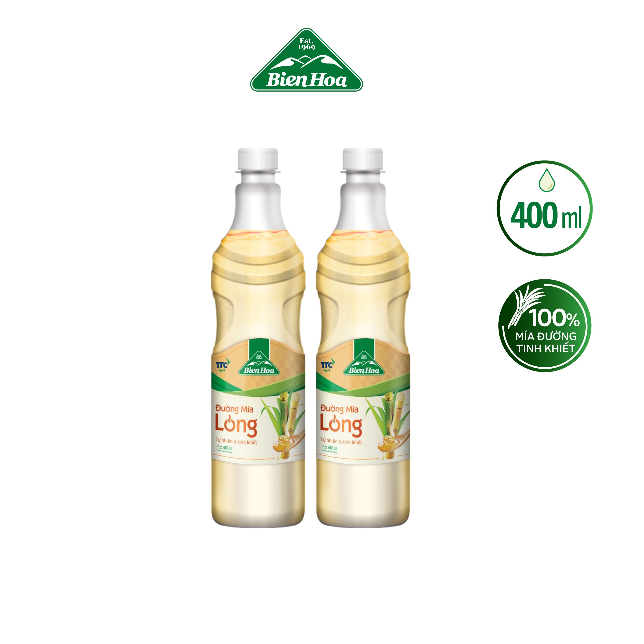 Combo 2 chai Đường Lỏng Biên Hòa 400ml/Chai