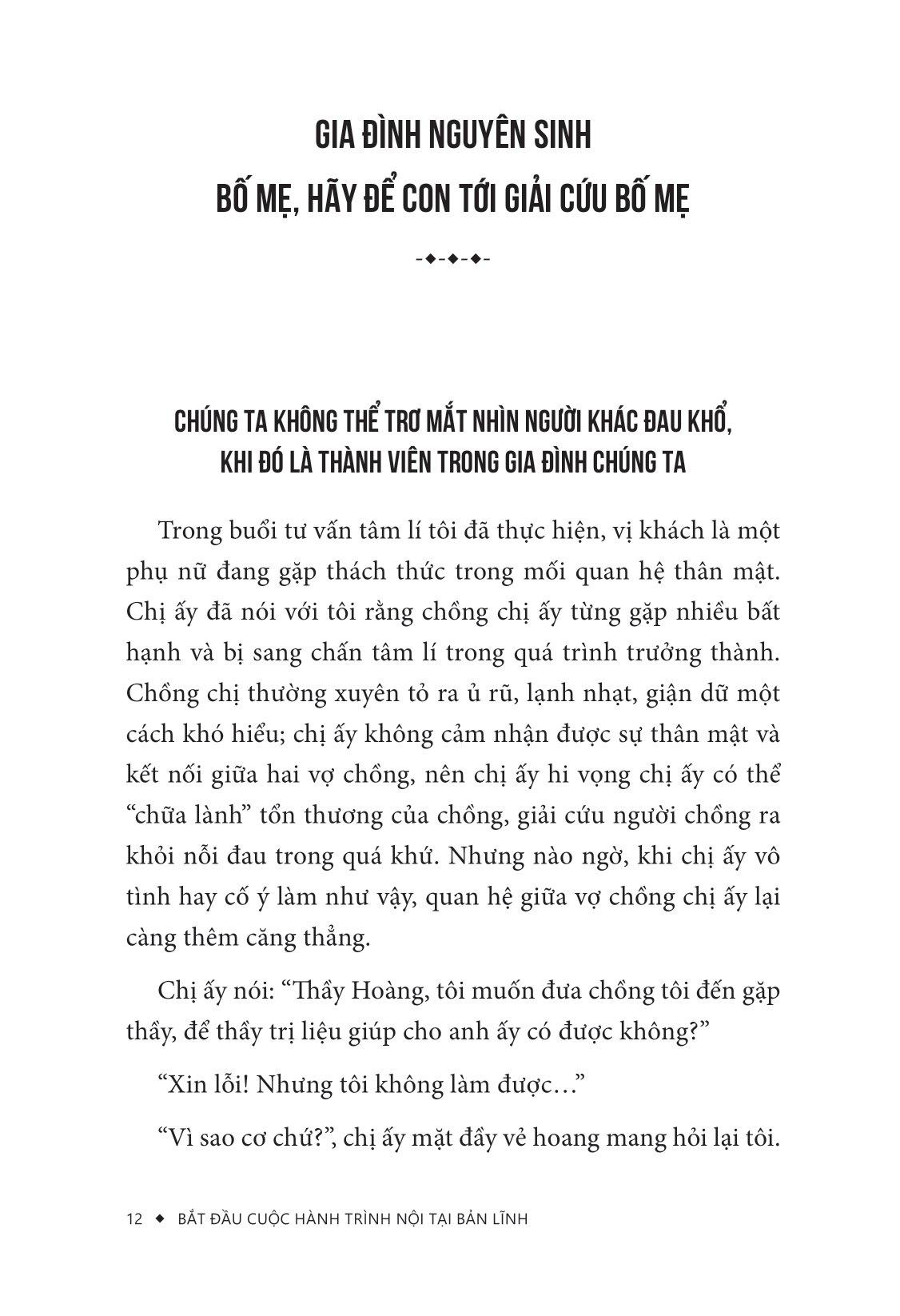 Bắt Đầu Cuộc Hành Trình Nội Tại Bản Lĩnh