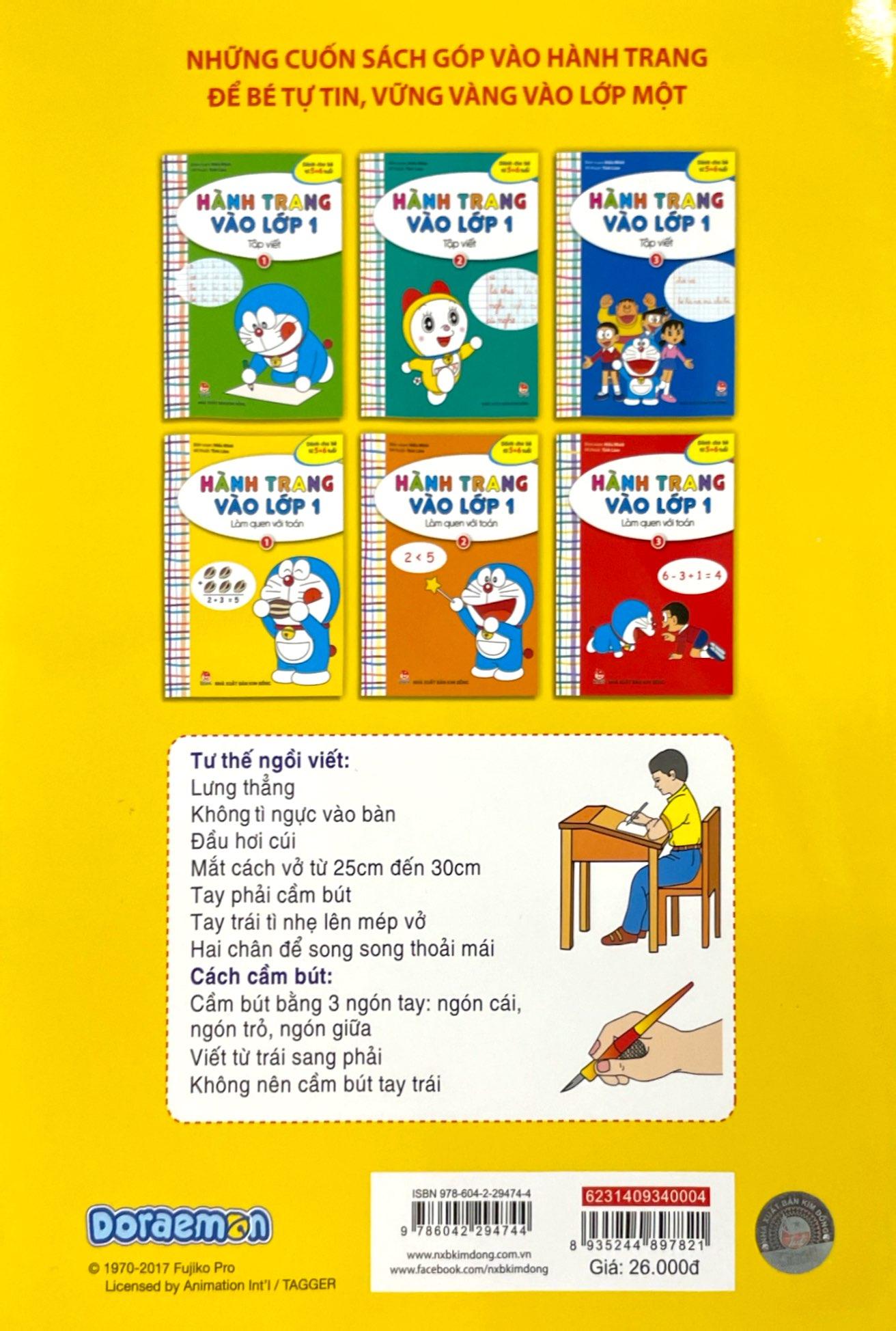 Hành Trang Vào Lớp 1 - Làm Quen Với Toán - Tập 1 (Tái Bản 2023)