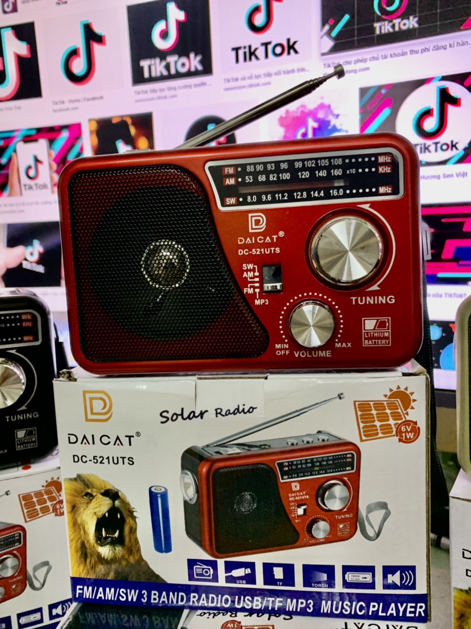 Đài Radio WAXIBA FM Siêu phẩm DC-521 UTS Hàng Chính Hãng